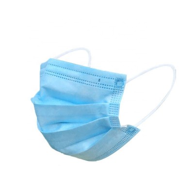 factory wholesale civilian disposable mask non-woven fabrics dustproof waterproof three layers disposable face mask