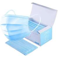 3 Layer Face Mask 17.5*9cm Color box 4 ply mask and surgical mask wholesale With CE FDA Certification