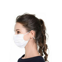 3 layer face mask disposable civil mask with non woven melt blown